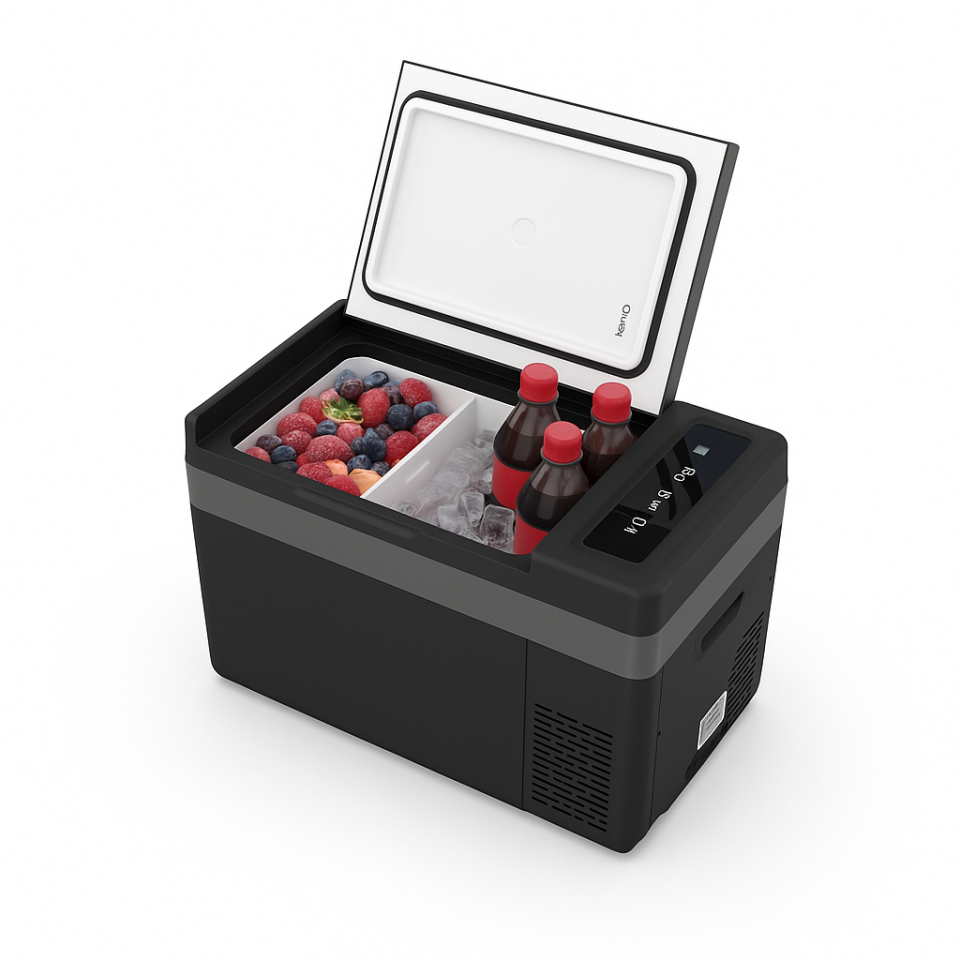 Kaizer KZR 29 Litre 12-24V Kompresörlü Araç İçi Buzdolabı