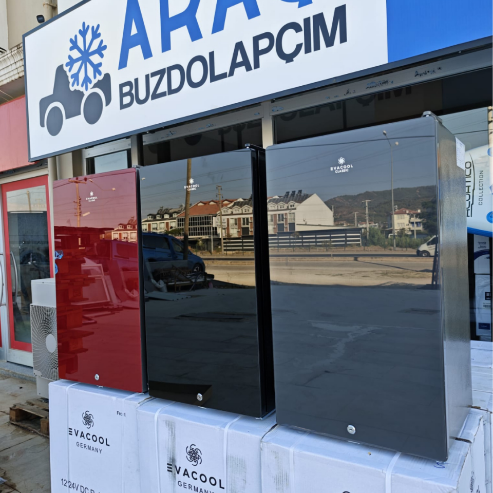 Evacool M 85 Litre 12-24v Yandan Kapaklı Buzdolabı (siyah)