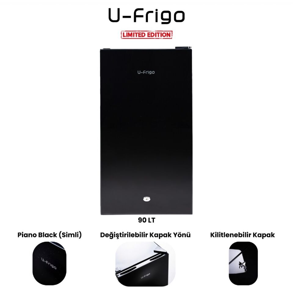 U-Frigo Limited Edition 90 Litre 12-24v Yandan Kapaklı Buzdolabı