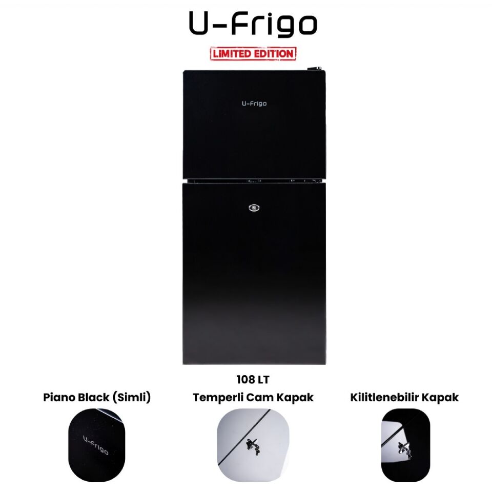 U-Frigo Limited Edition 108 Litre 12-24v Yandan Kapaklı Buzdolabı