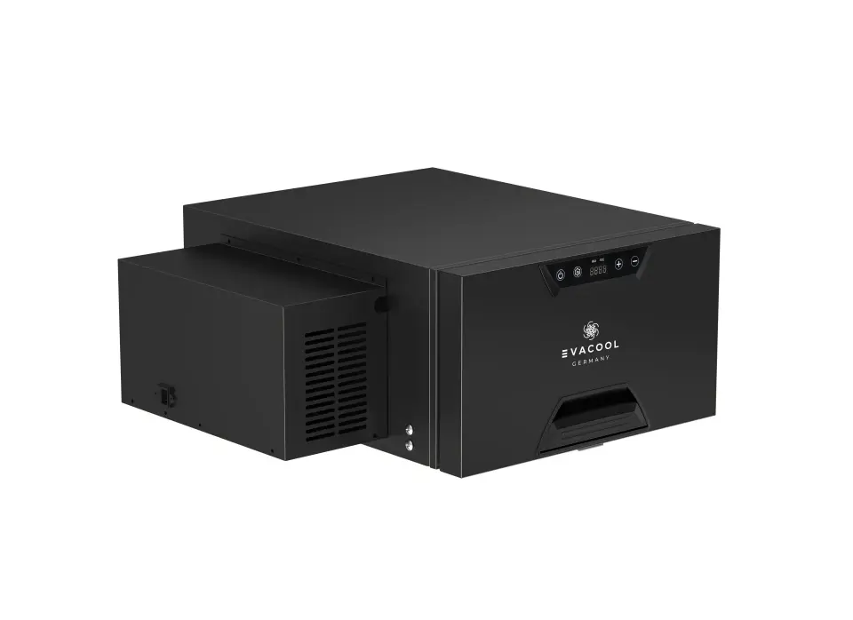 Evacool 31 Litre (soldan kompresör) 12-24V Kompresörlü Çekmece Tipi Araç İçi Buzdolabı