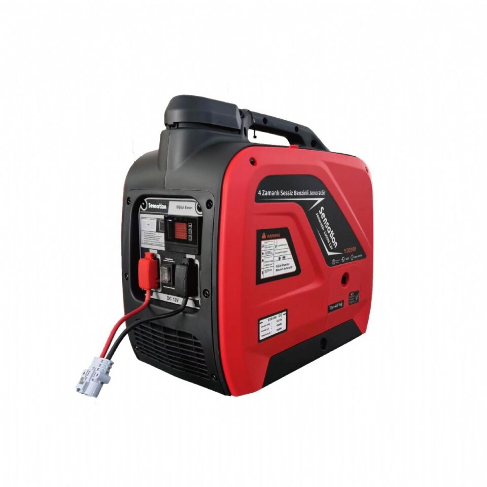 Sensation Sessiz 12V 4 Zamanlı Benzinli Jeneratör 1200W 85A