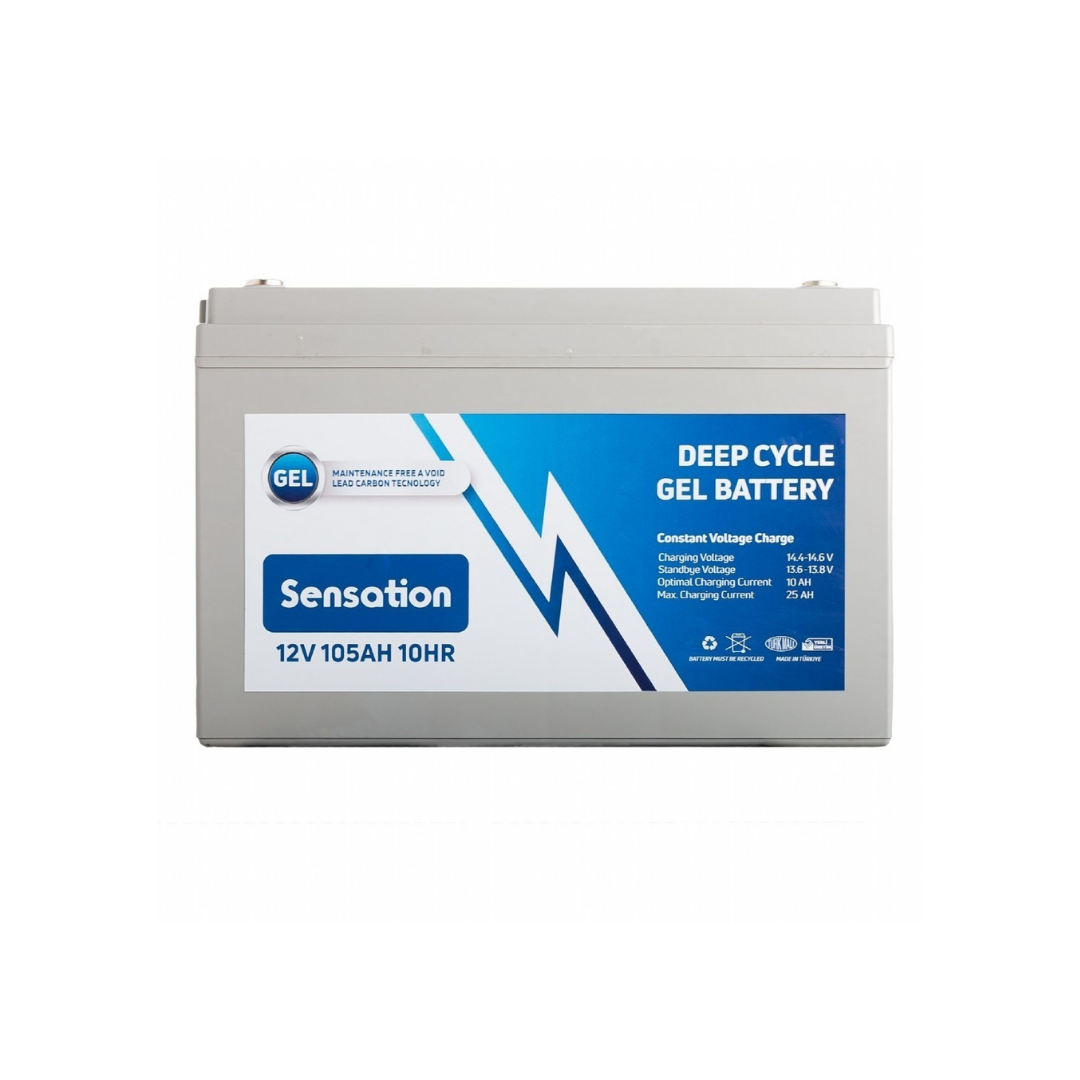 Sensation 12V 105AH Jel Akü